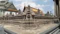 Angkor Wat model in Wat Phra Kaew in Bangkok Thailand