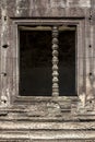 Angkor Wat Siem Reap Cambodia South East Asia travel window and light Royalty Free Stock Photo