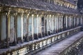 Angkor Wat Siem Reap Cambodia South East Asia travel window and light Royalty Free Stock Photo