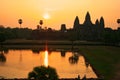 Angkor Wat sunrise Royalty Free Stock Photo
