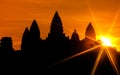 Angkor wat at sunrise,cambodia