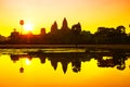 Angkor Wat sunrise at Siem Reap Royalty Free Stock Photo
