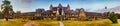 Angkor Wat at sunrise. Siem Reap. Cambodia. Panorama Royalty Free Stock Photo