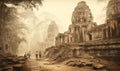 Angkor Wat temple Cambodia discovery by explorers