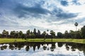 Angkor Wat and its reflection in the lake