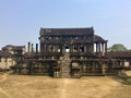 Inside Angkor Wat. Siem Reap. Cambodia. Royalty Free Stock Photo