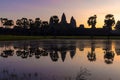 Angkor Wat temple in dawn, Cambodia Royalty Free Stock Photo