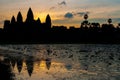 Angkor Wat Sunrise, Cambodia Royalty Free Stock Photo