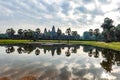 Angkor Wat Temple at sunrise in Siem Reap, Cambodia Royalty Free Stock Photo