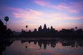 Angkor Wat temple at Sunrise in Siem Reap, Cambodia Royalty Free Stock Photo