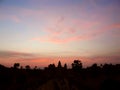 Angkor Wat temple sunrise Royalty Free Stock Photo