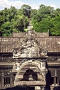 Angkor Wat Temple view, Siem reap, Cambodia Royalty Free Stock Photo