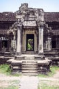 Angkor Wat Temple view, Siem reap, Cambodia Royalty Free Stock Photo