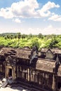 Angkor Wat Temple view, Siem reap, Cambodia Royalty Free Stock Photo