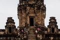 Children at Angkor Wat Temple Complex in Cambodia, Indochina Royalty Free Stock Photo