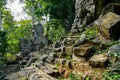 Angkor West Prasat top, ancient stones