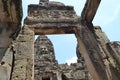 Angkorwat temple history in siemreap outdoors at bayon cambodia Royalty Free Stock Photo