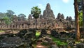 Angkorwat temple history in siemreap outdoors at bayon cambodia Royalty Free Stock Photo