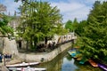 Angle of the boats and the River Cherwell