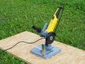 Angle grinder cutoff stand