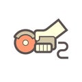 Angle grinder icon Royalty Free Stock Photo