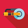Angle grinder power tool cutting machine construction icon Royalty Free Stock Photo