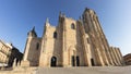 Angle Panoramic view of segovia Cathedral, in autonomous region of Castile and Leon. Declared World Heritage Sites by UNESCO
