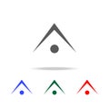 angle point Marcato sign icon. Elements in multi colored icons for mobile concept and web apps. Icons for website design and devel
