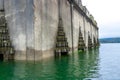 Angle underwater temple