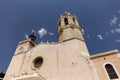 Angle view of church of San Royalty Free Stock Photo