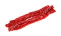 Angle View Group Twisted Cherry Licorice Sticks Royalty Free Stock Photo