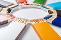 multi color matchboxes Royalty Free Stock Photo