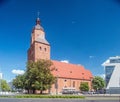 Old gothic church or St. Mary`s Cathedral in Gorzow Wielkopolski Royalty Free Stock Photo