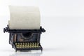 Angled Bronze Typewriter Royalty Free Stock Photo