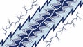 Angled Lightning Bolt Pattern Vector Design, vector design Generative AI Royalty Free Stock Photo