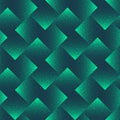 Angled Rhombus Structure Seamless Pattern Trendy Vector Turquoise Abstraction Royalty Free Stock Photo