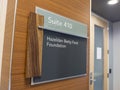 Bellevue, WA USA - circa April 2022: Angled view of the entrance to the Hazelden Betty Ford Foundation inside a medical plaza in