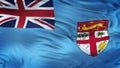 FIJI Realistic Waving Flag Background