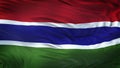 GAMBIA Realistic Waving Flag Background