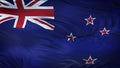 NEW ZELAND Realistic Waving Flag Background