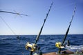 Angler boat big game fishing in saltwater Royalty Free Stock Photo