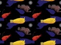 Anglerfish Background Seamless Wallpaper