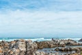 Anglers at the southern-most tip of Africa, Cape Agulhas