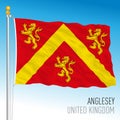 Anglesey county flag, Wales, United Kingdom