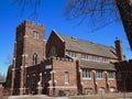 Anglican Church With Clinker Bricks In Edmonton Alberta Royalty Free Stock Photo