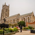 The Anglican church in the seaside town of Cromer Royalty Free Stock Photo