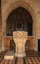 The Anglican Church of St Catherine at Montacute Font