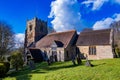 anglican protestant church and churchyard.