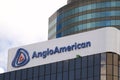 Anglo American sign in Brisbane Royalty Free Stock Photo