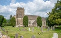 The Anglo-Saxon Church of the Holy Rood in the village of Daglingworth, Cotswolds, Gloucestershire, UK